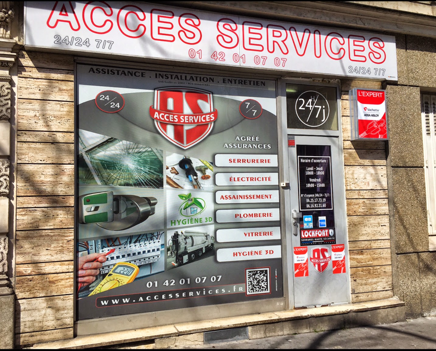 Logo de ACCES SERVICES - SERRURIER PLOMBIER PARIS 75019